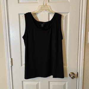 ASHLEY STEWART Black Tank Top